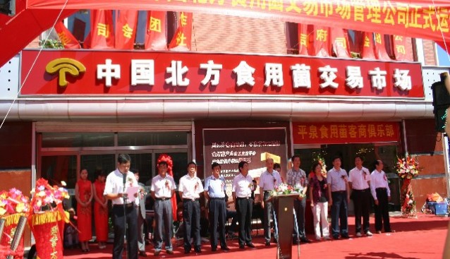 平泉中國(guó)北方食用菌交易市場(chǎng)管理公司正式運(yùn)