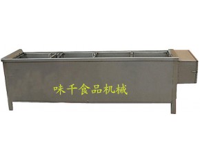 【廠家直銷】多功能漂燙燉煮油炸機，油炸鍋，水浴殺菌機，蔬菜預(yù)煮殺青機，山東味千食品機械