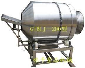 【廠家直銷】圓形滾筒式攪拌機(jī)，臥式滾筒拌料機(jī)，紅油醬菜拌料機(jī)，山東味千食品機(jī)械
