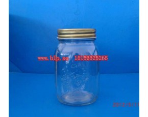 果醬玻璃瓶，廣口玻璃瓶，雕花玻璃瓶，出口玻璃罐，外翻邊馬口鐵蓋