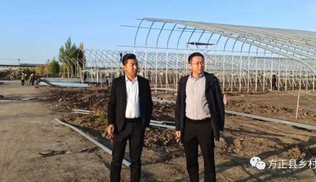黑龍江方正縣：八名村食用菌基地高標(biāo)準(zhǔn)大棚將投入使用
