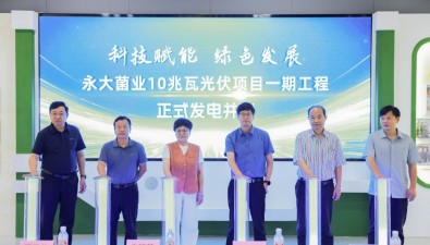 永大菌業(yè)10兆瓦光伏項目一期完工實現(xiàn)并網(wǎng)
