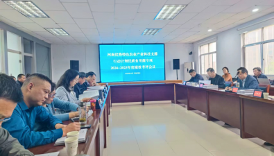 河南省優(yōu)特計劃食用菌專項年度績效考評會議召開